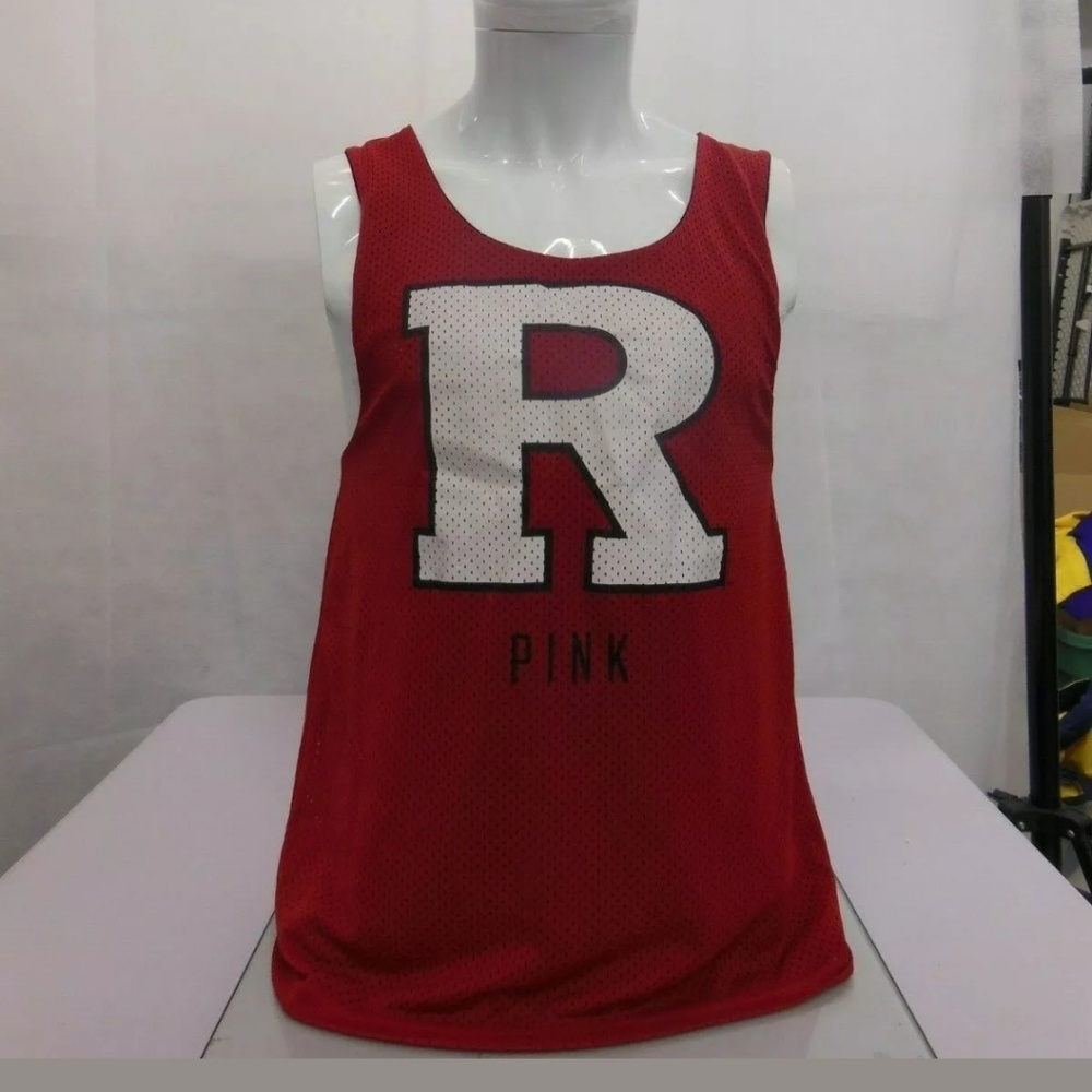 Rutgers University Pink Victoria Secrets Tank Top